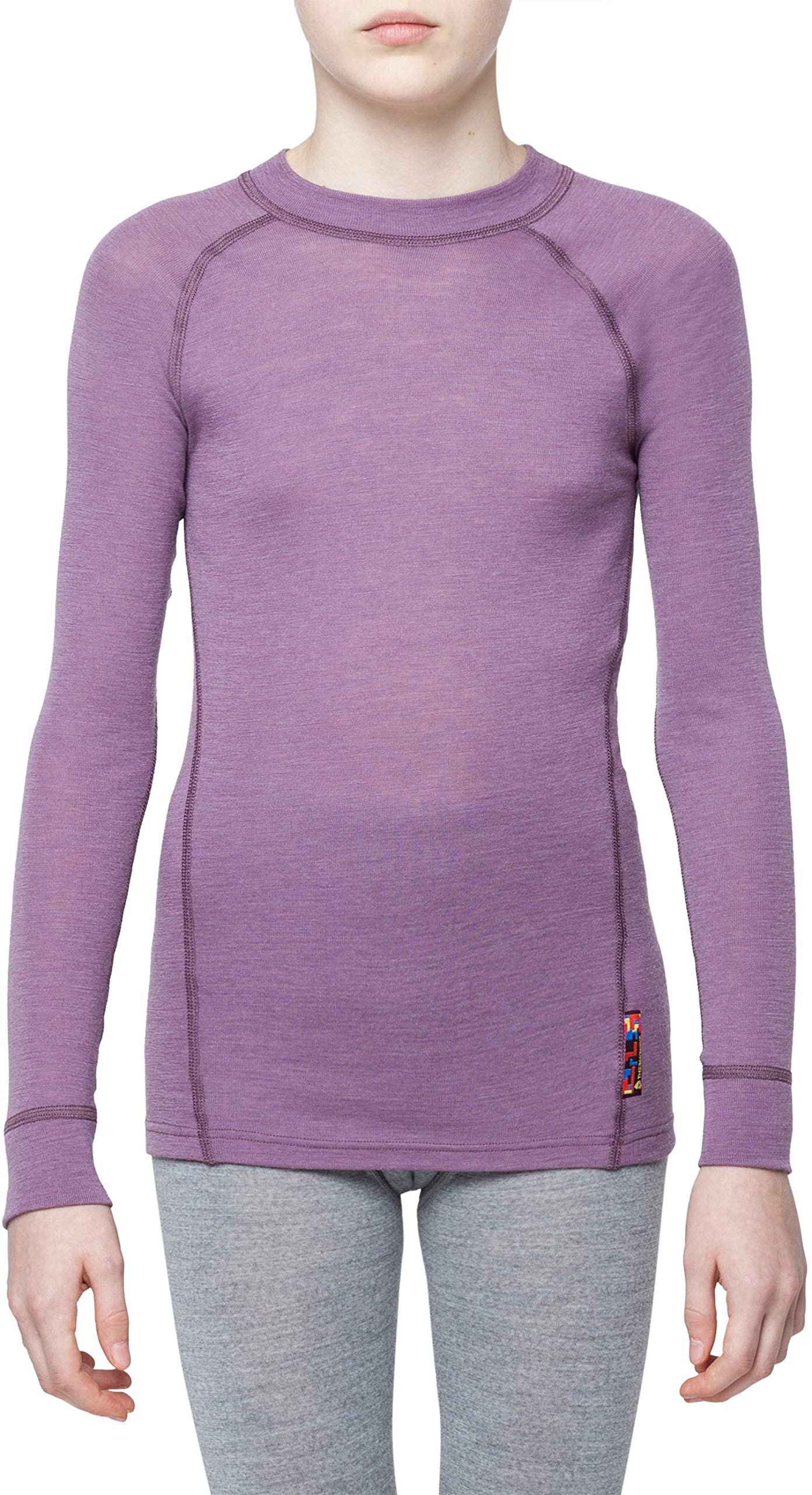 Premium Women's Merino Wool Thermal Shirts - Soft & Warm Crew Neck Base Layer for Winter, Hiking & Outdoor Activities