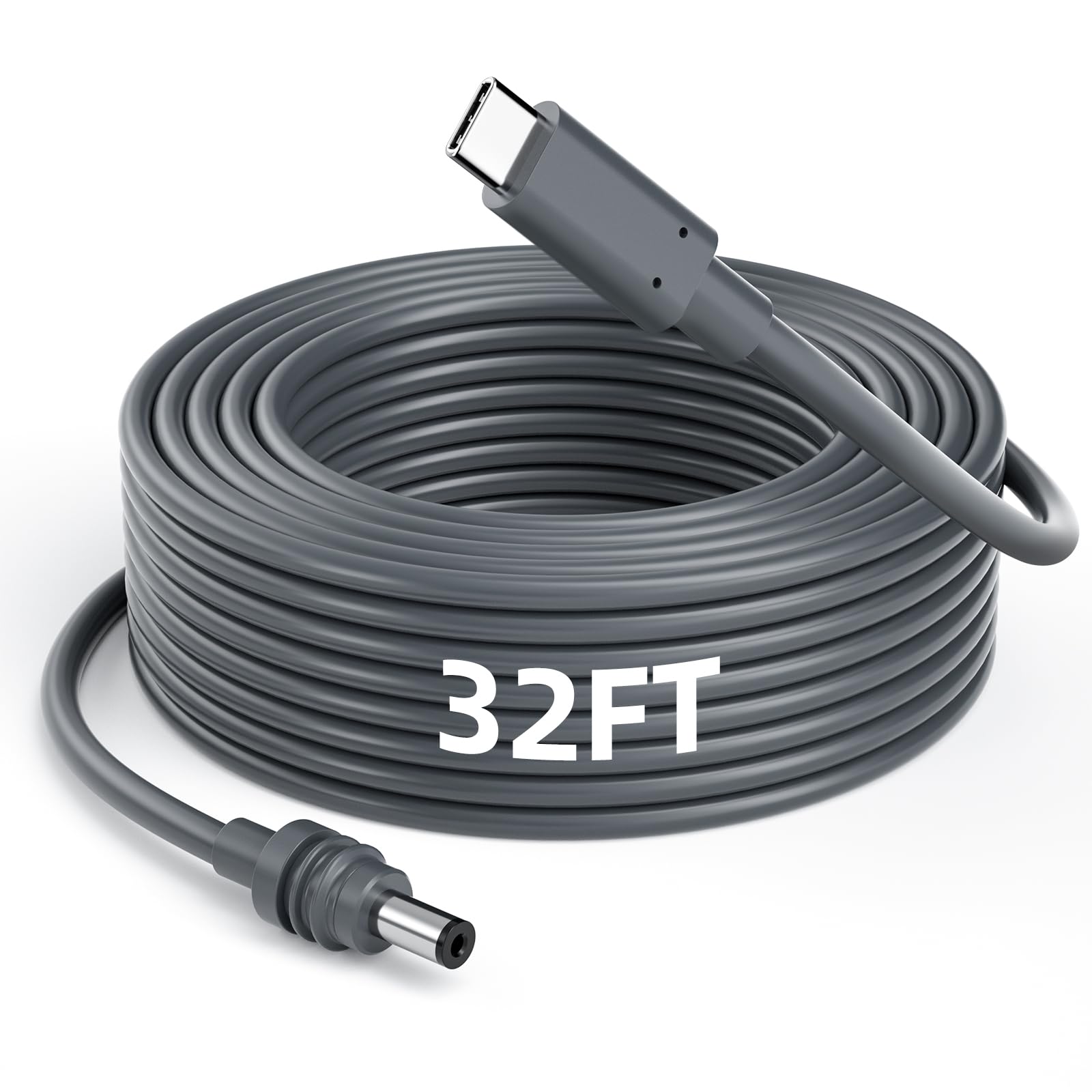 10M/32.8FT Starlink Mini USB C to DC Power Cable 100W Fast Charging | Waterproof USB Type C Male to DC Satellite Charging Cable | Compatible with 65W+ PD Power Sources | Perfect for Starlink Mini Satellite Internet & Outdoor Power Supply