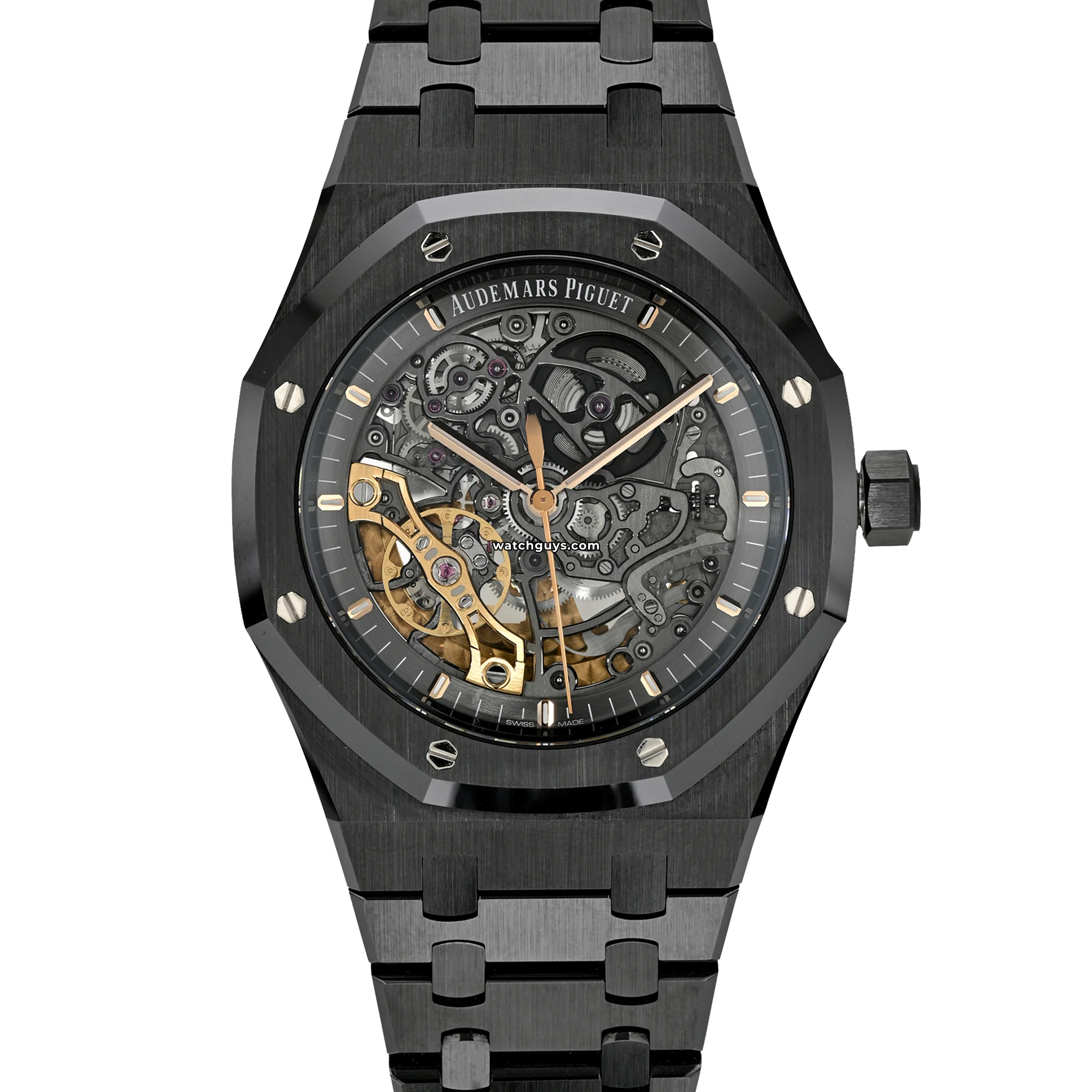 Audemars Piguet Royal Oak 15416CE.OO.1225CE.01 Skeleton Watch - Luxury Openworked Automatic Men's Timepiece for Business & Formal Occasions