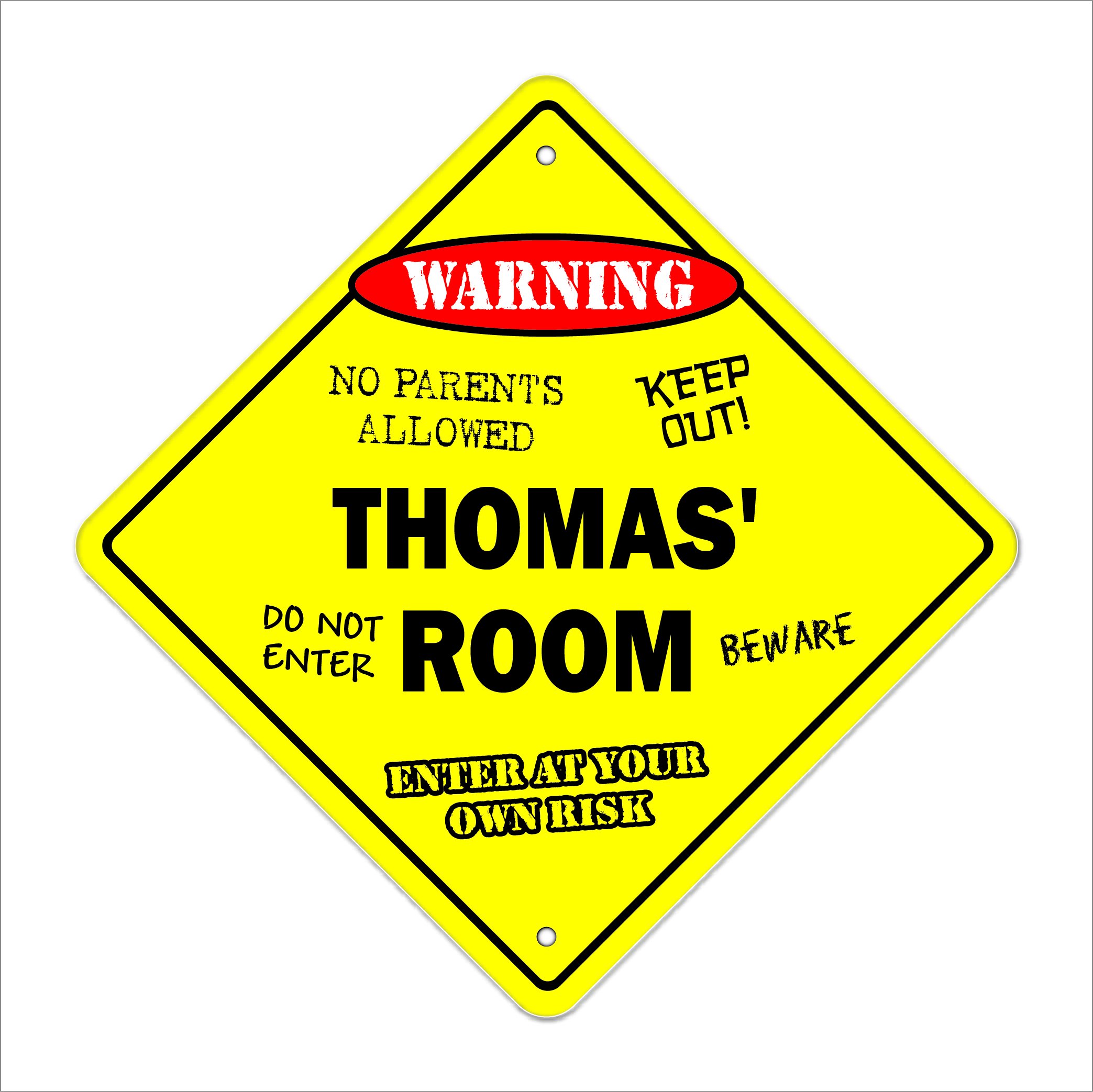 Thomas' Room Sign Crossing Zone - 14