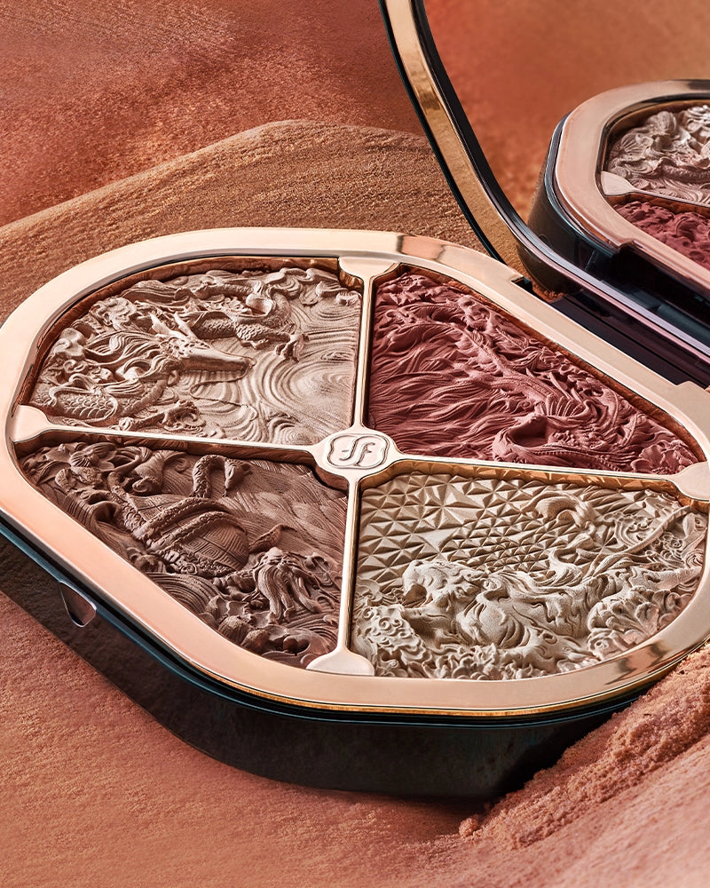 Eastern Beasts Sculpting Makeup Palette - Professional Contouring & Highlighting Kit for Asian Skin Tones | Perfect for Halloween, Cosplay, and Dramatic Makeup Looks