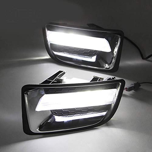 High-Performance LED Daytime Running Lights (DRL) Fog Light Cover for Chevrolet/ISUZU D-MAX 2014-2015 Models - Durable & Bright for Enhanced Road Safety & Style