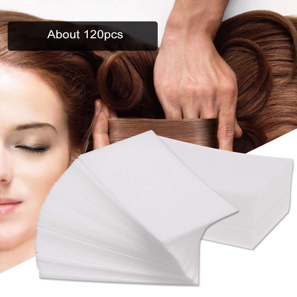 Wowobjects® Salon Hair Dye Thickened Perm Paper - High Temperature Resistant Barber Tissue for Hot & Cold Perming - Professional Hair Styling & Coloring Accessories for Salons & Home Use