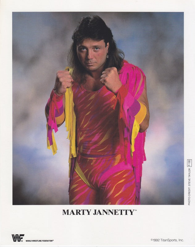 1992 Marty Jannetty P100a Color - Vintage Wrestling Action Figure - Collectible WWE Memorabilia for Display & Gifts
