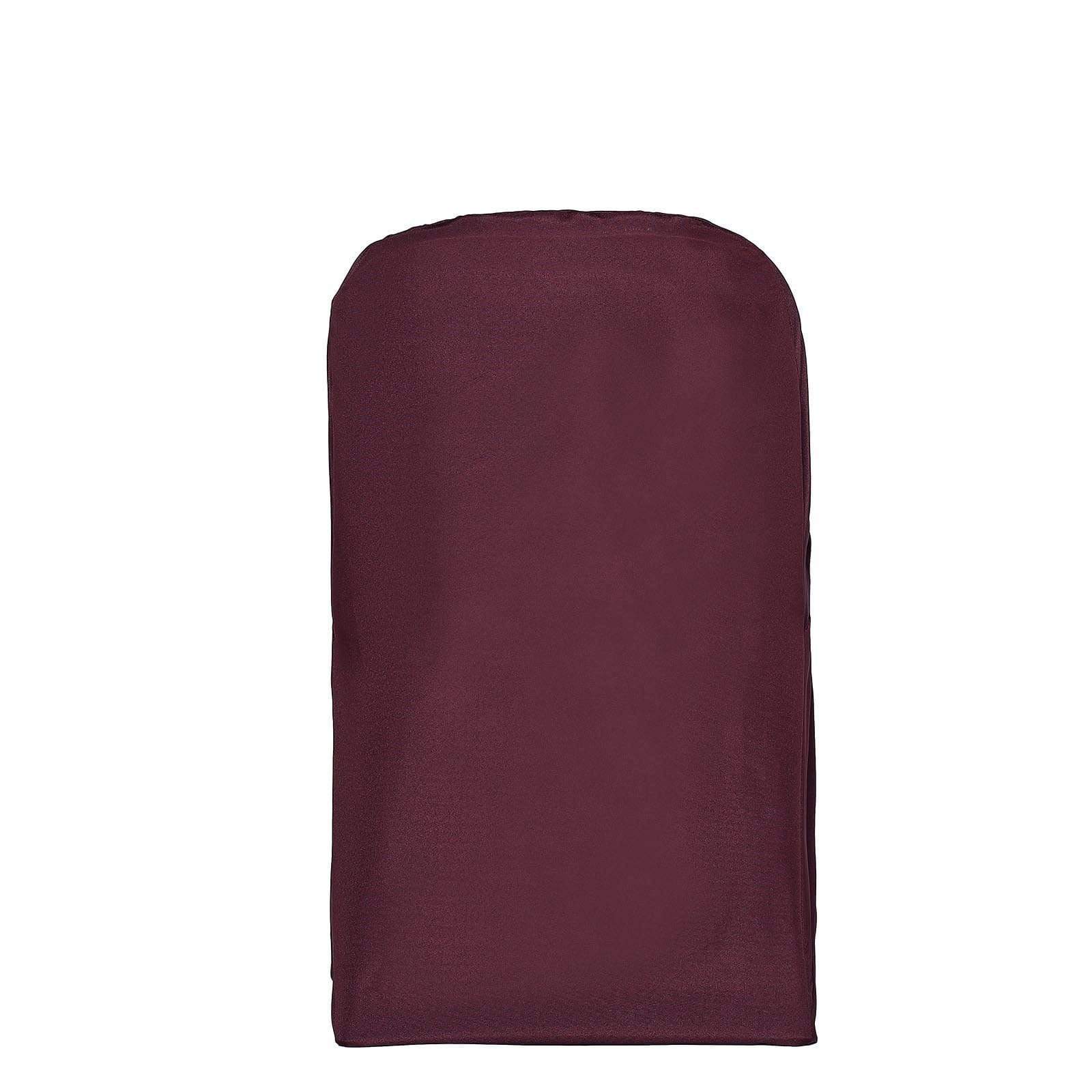 Foldable Flat Chair Covers for Weddings, Parties & Events - Elegant Decorations for Banquets, Receptions & Outdoor Gatherings
