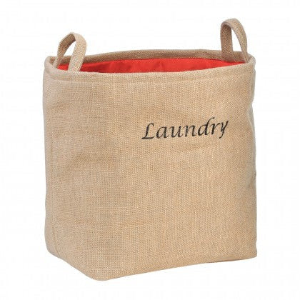 Eco-Friendly Jute Hessian Laundry Bag - Natural Woven Storage for Clothes & Linens - Perfect for Home, Travel & Camping Organization