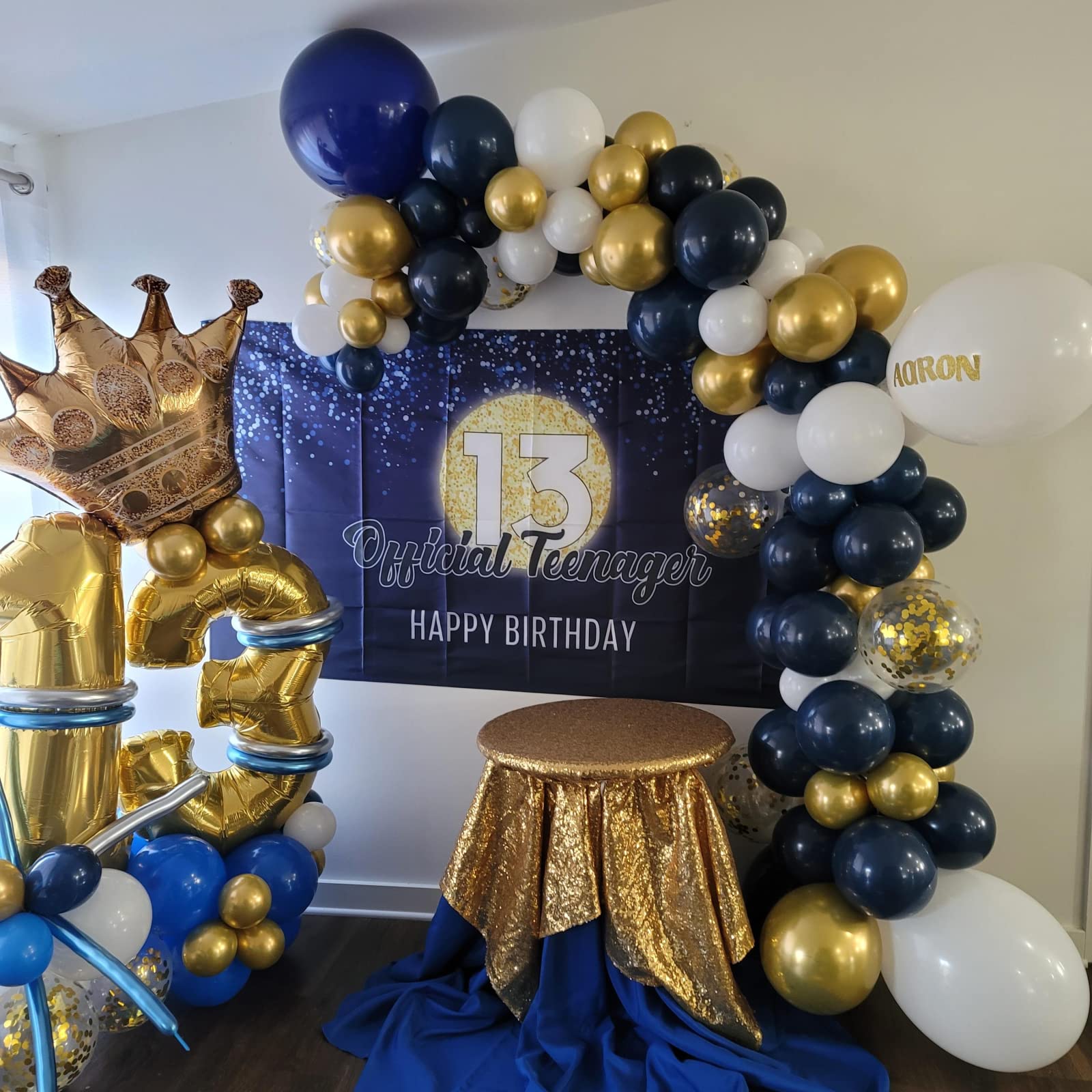 Navy Blue Balloon Arch Kit - 5