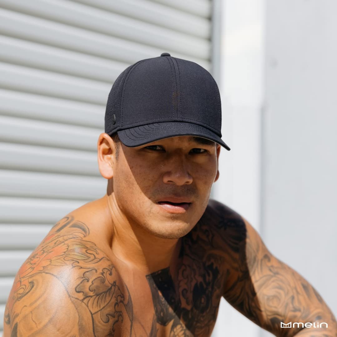 Melin A-Game Hydro Performance Snapback Hat - Water-Resistant Baseball Cap for Men & Women - Golf, Running, Workout & Outdoor Activities Hat - Perfect for Sports, Fitness & Daily Wear
