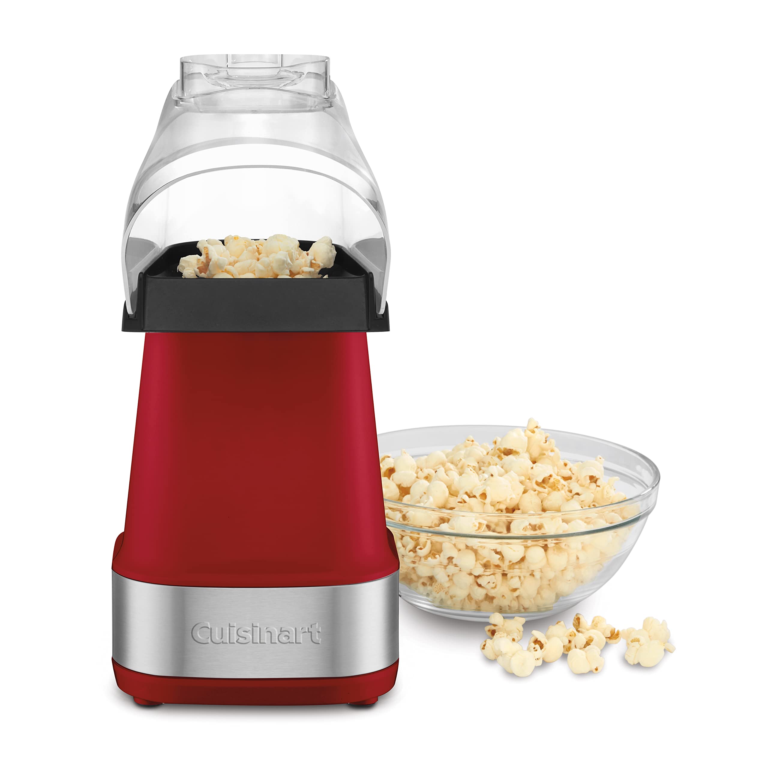 Cuisinart CPM-150C Red Hot Air Popcorn Maker - Fast, Healthy, No Oil Needed - Perfect for Movie Nights, Parties & Snack Time at Home