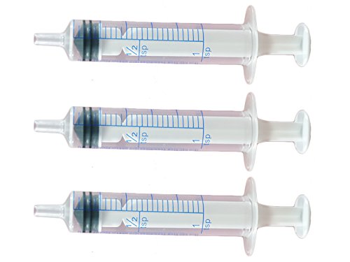 5mL Oral Syringe for Accurate Liquid & Oil Dispensing - Individually Wrapped (5 Pack) - Perfect for Baby Medicine, Essential Oils & Pet Care