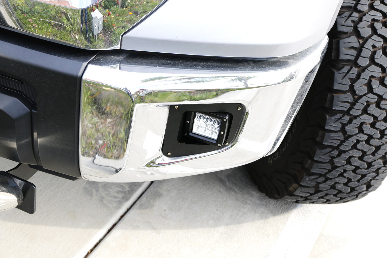 48W CREE LED Pods with Fog Lamp Mounting Brackets & Wiring Harness for 2014-2021 Toyota Tundra - Off-Road Lighting, Fog Light Replacement, Truck Accessories