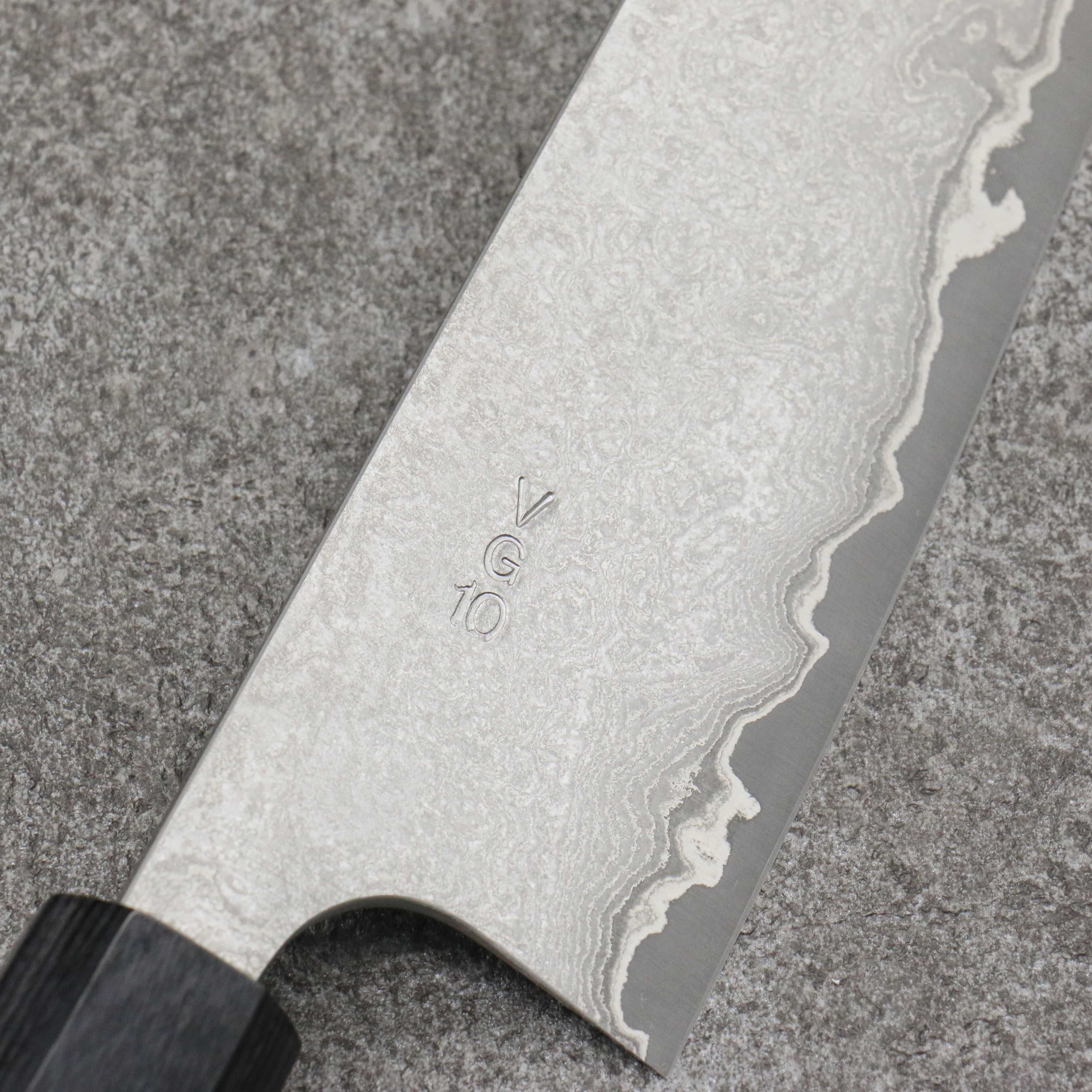 Premium Nao Yamamoto VG10 Black Damascus Bunka Knife 165mm - Japanese Kitchen Knife with Shitan Handle for Slicing, Dicing & Precision Cutting - Perfect for Chefs & Home Cooks