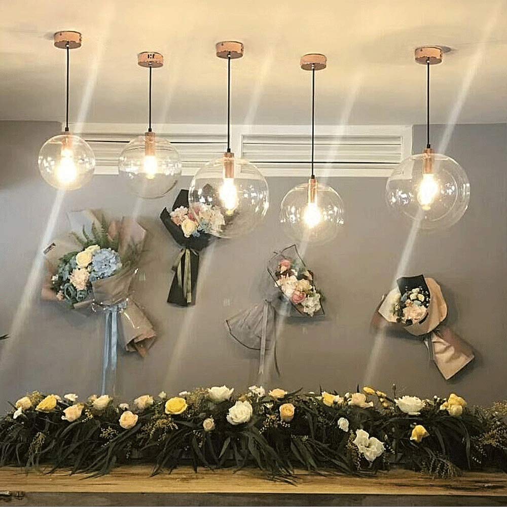 Modern LED Chandeliers - Crystal Glass Ball Ceiling Pendant Lights with High Light Transmission, Luxury Suspension Lamps for Living Room, Dining Room, Bedroom - Nordic Postmodern Home Decor & Art Lighting Fixture