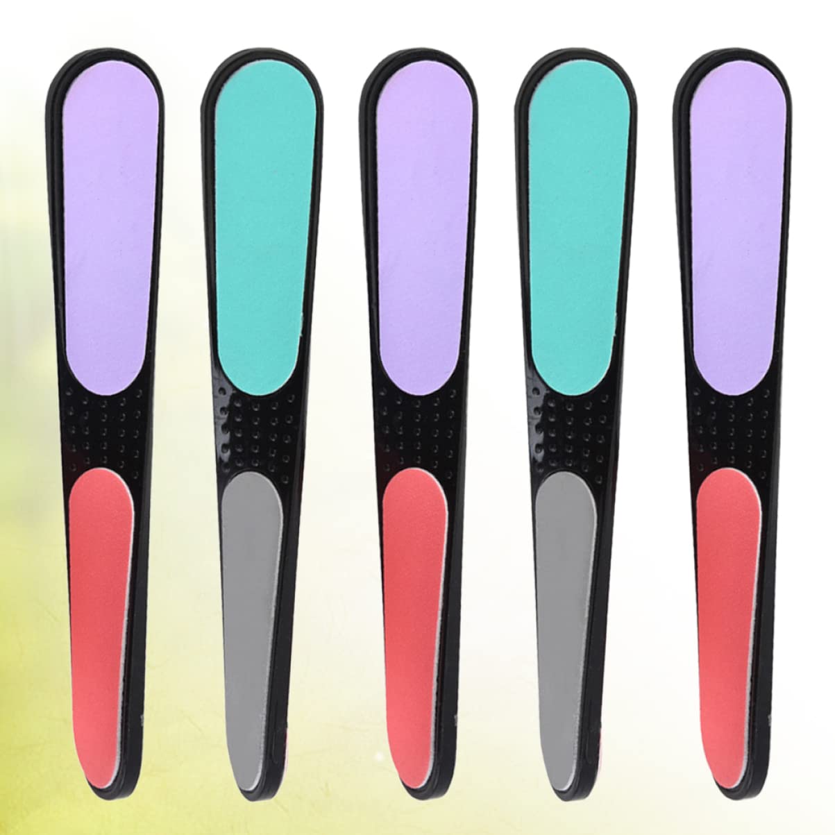 Beaupretty 20 Pcs Double Sided Nail File & Buffer Kit - 4 Sided Nail Buffing Files for Manicure & Pedicure, Professional Nail Care Tools for Salon & Home Use