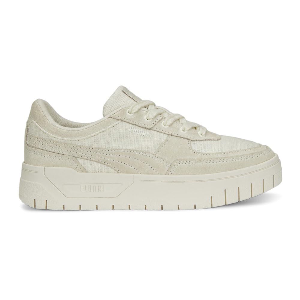 Puma Women's Cali Dream Blank Canvas Lace-Up Sneakers - Casual White Shoes for Walking, Running & Everyday Wear | Comfortable Athletic Fashion Sneakers for Women