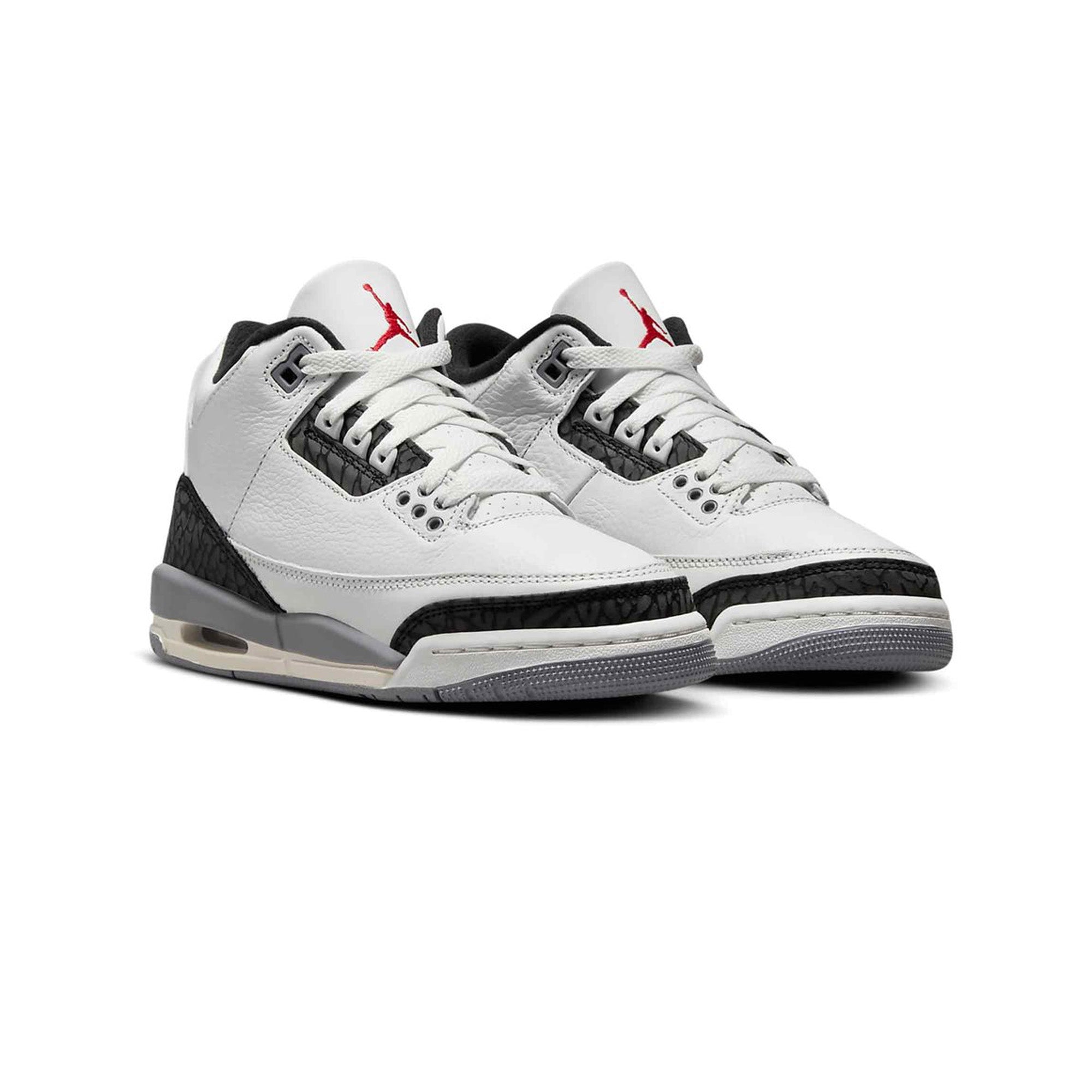 Air Jordan 3 Retro 'Cement Grey' GS Sneakers (2024) - Men's Basketball Shoes for Casual Wear & Street Fashion