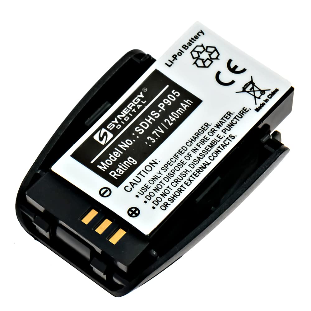 Synergy Digital Replacement Battery for AT&T TL7910 Cordless Phone - 3.7V 240mAh Li-Polymer High Capacity Battery - Perfect for Home & Office Cordless Phones