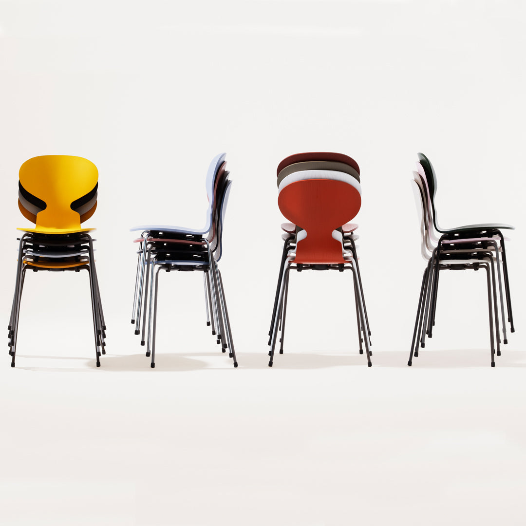 Ant Chair 3101 - Modern Stackable Dining Chair in Multiple Colors - Perfect for Home, Office, and Restaurant Use
