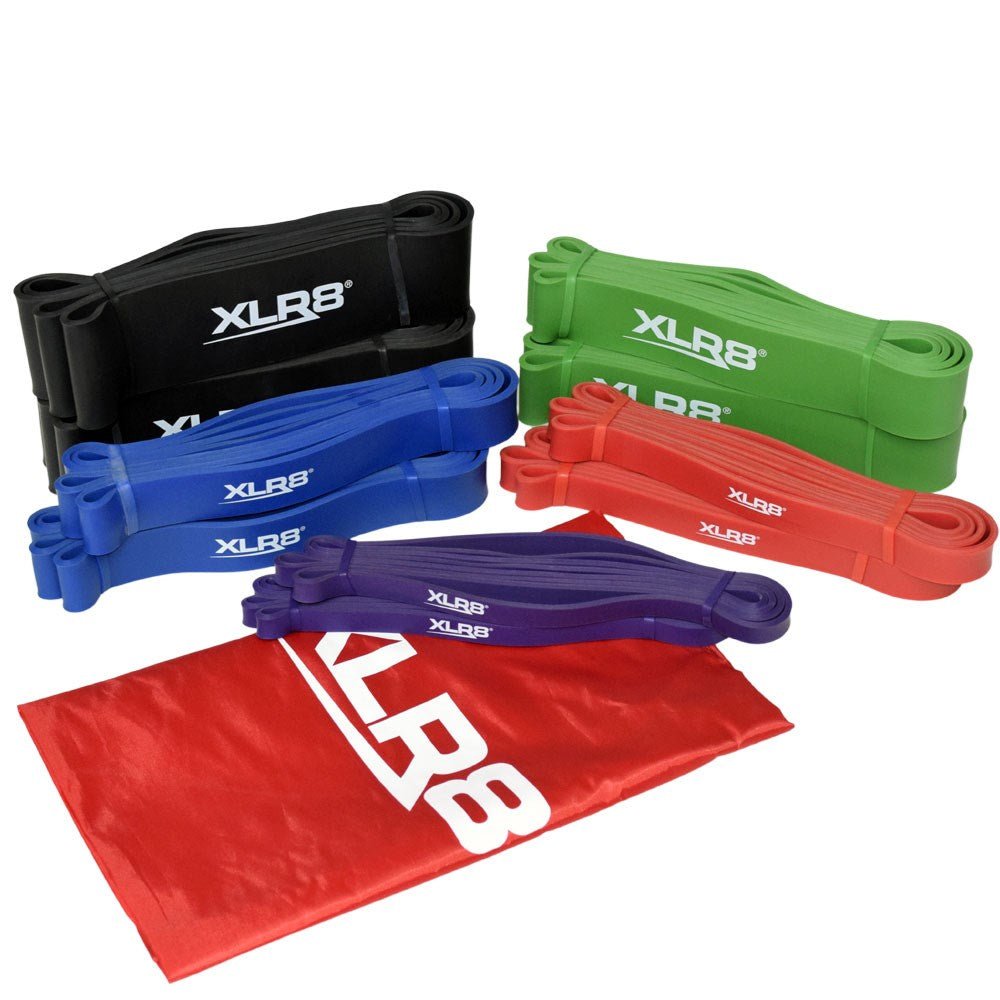 XLR8 Strength Resistance Bands Set for Home Gym, Workout, and Fitness Training - Perfect for Strength Training, Yoga, and Physical Therapy