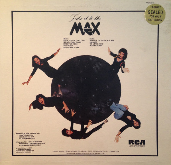 Take It To The Max by Aka The Max Demian Band - Vinyl LP Album (Mint Condition) - Perfect for Record Collectors & 80s Music Lovers