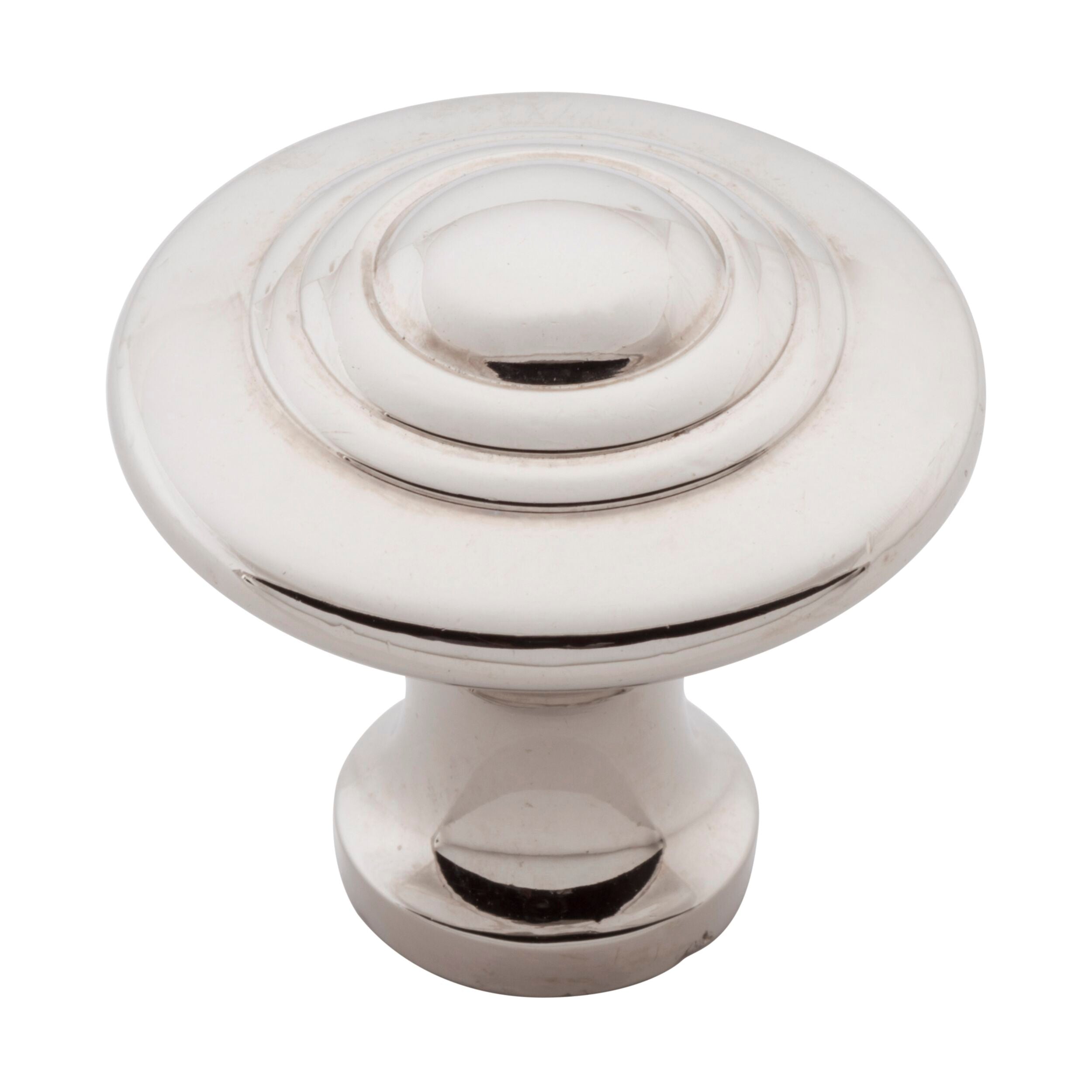 Polished Nickel Cupboard Knob - 32mm Diameter x 29mm Projection - Durable Cabinet Hardware for Kitchen, Bathroom & Furniture (Pack of 6537) - Perfect for Drawers, Cabinets and Home Renovation Projects
