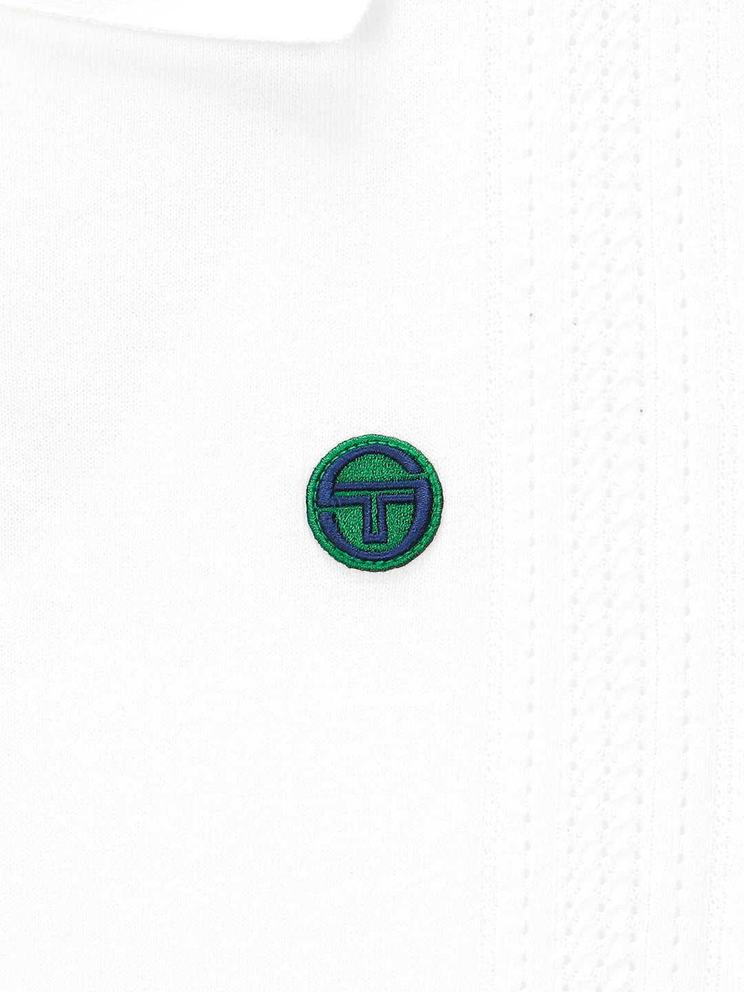 Preppy Knit Polo Shirt for Men - Classic Off White Cotton Casual Top | Perfect for Office, Golf & Smart Casual Outfits
