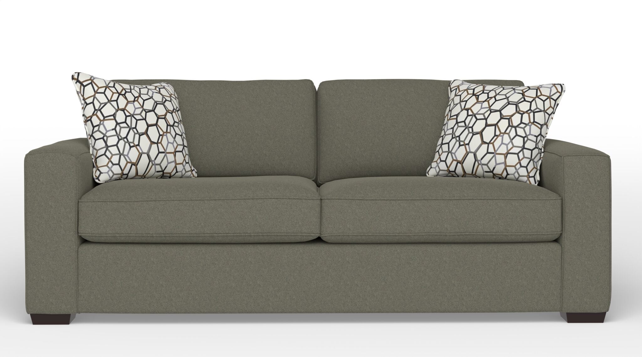 Celeste Sofa in Flax Brown - Modern Living Room Furniture for Cozy Home Decor