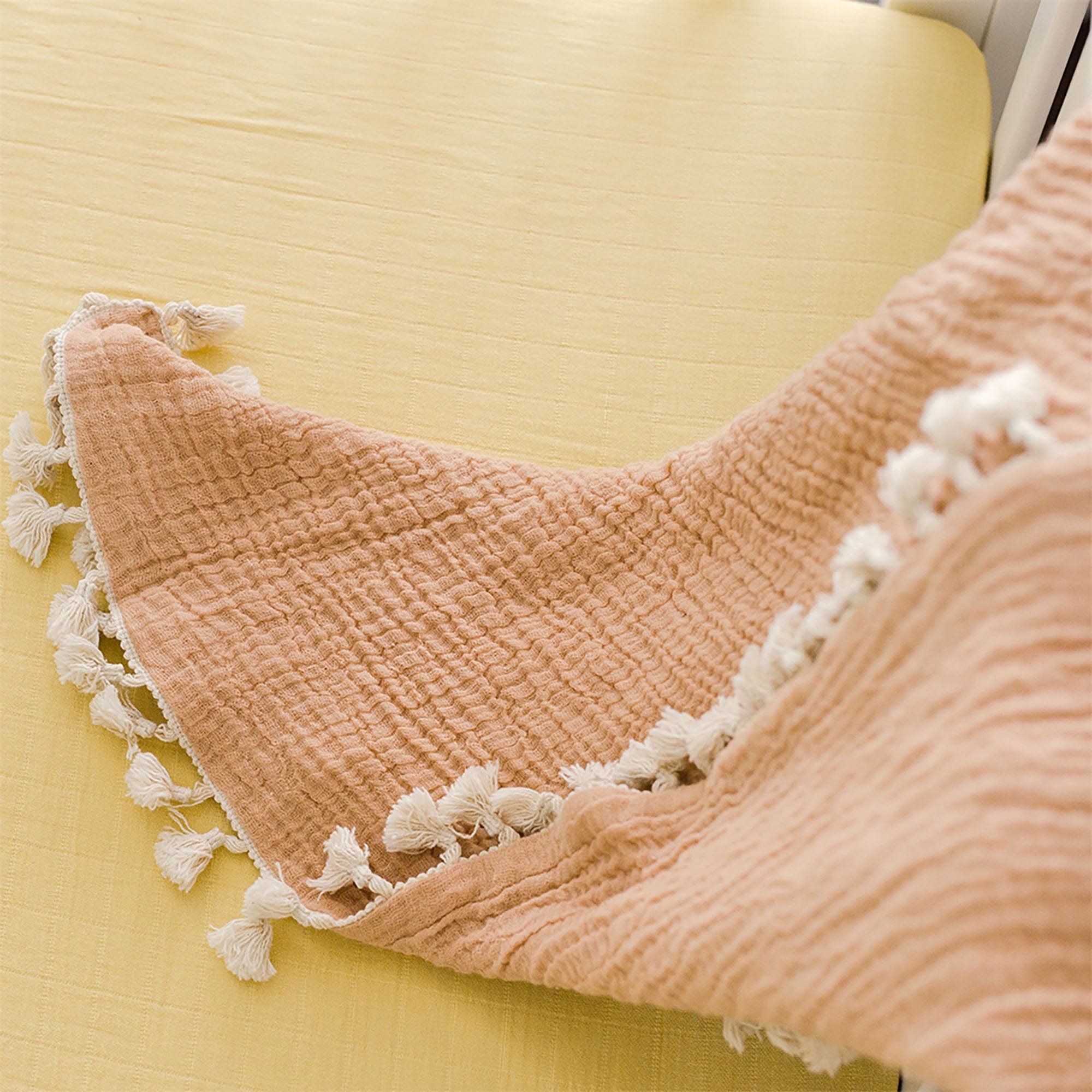 6-Layer Muslin Baby Blanket by Crane - Soft, Breathable & Lightweight for Swaddling, Nursing & Stroller Use