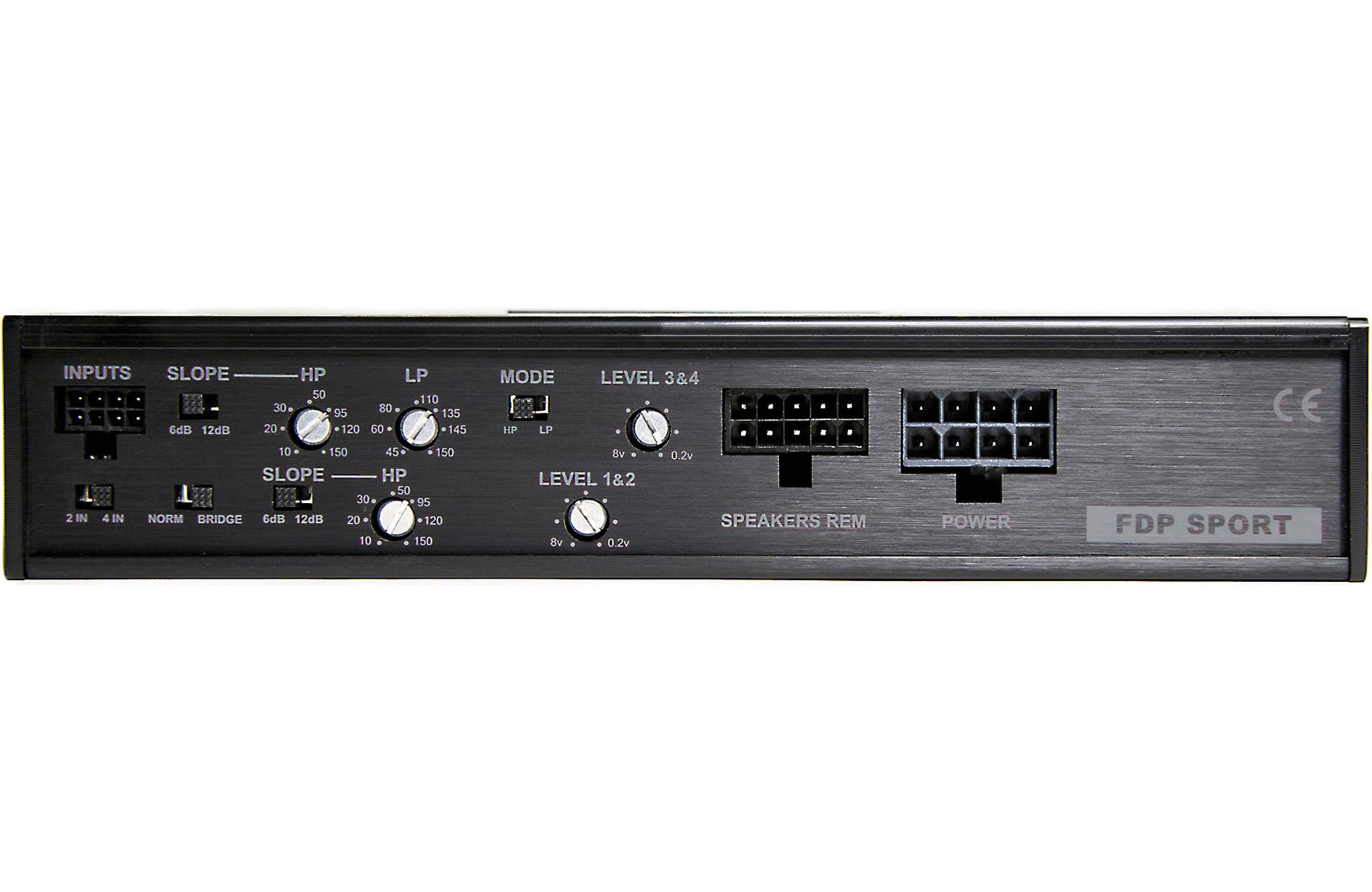 Focal FDP Sport Performance 4-Channel Amplifier for Motorcycles & ATVs - High Power Audio for Off-Road Adventures & Street Riding