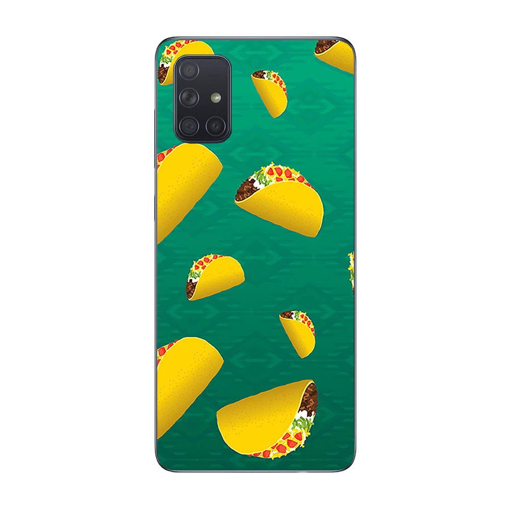 MightySkins Vinyl Skin Wrap for Samsung Galaxy A51 - Taco Design | Protective & Durable Decal Cover | Easy to Apply & Remove | Made in USA | Perfect for Daily Use, Travel & Personalization