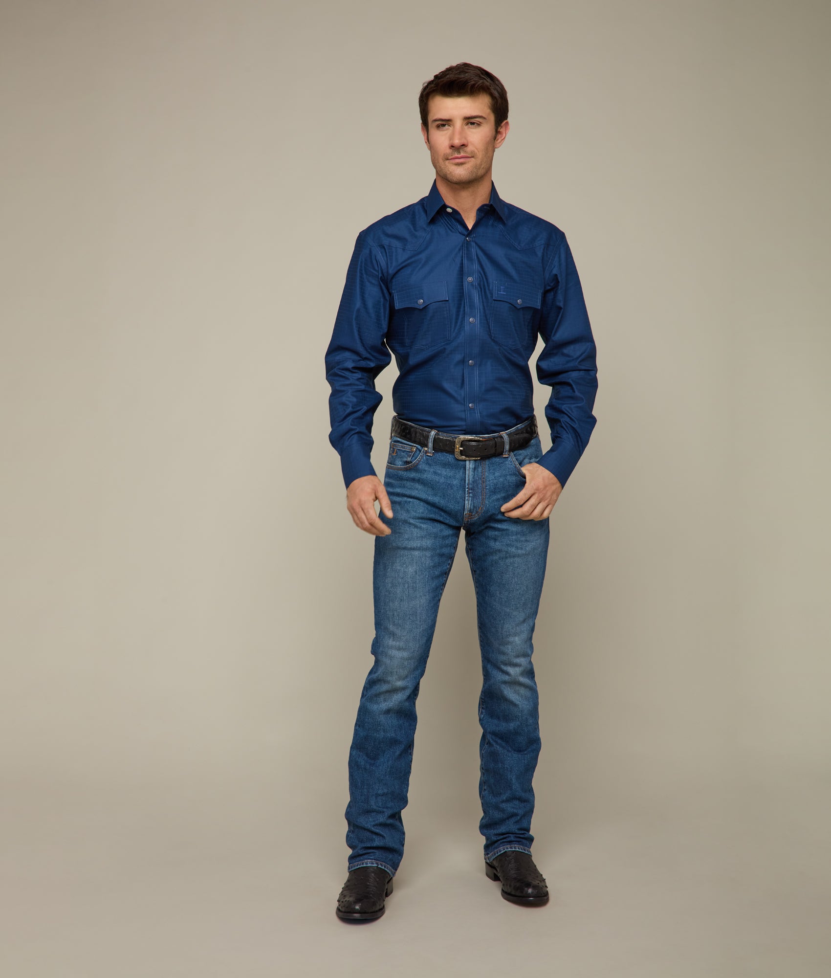 Dean Men's Bootcut Jeans - Classic Ranch Hand Wash Denim for Cowboy & Western Style | Perfect for Rodeo, Ranch Work & Casual Wear