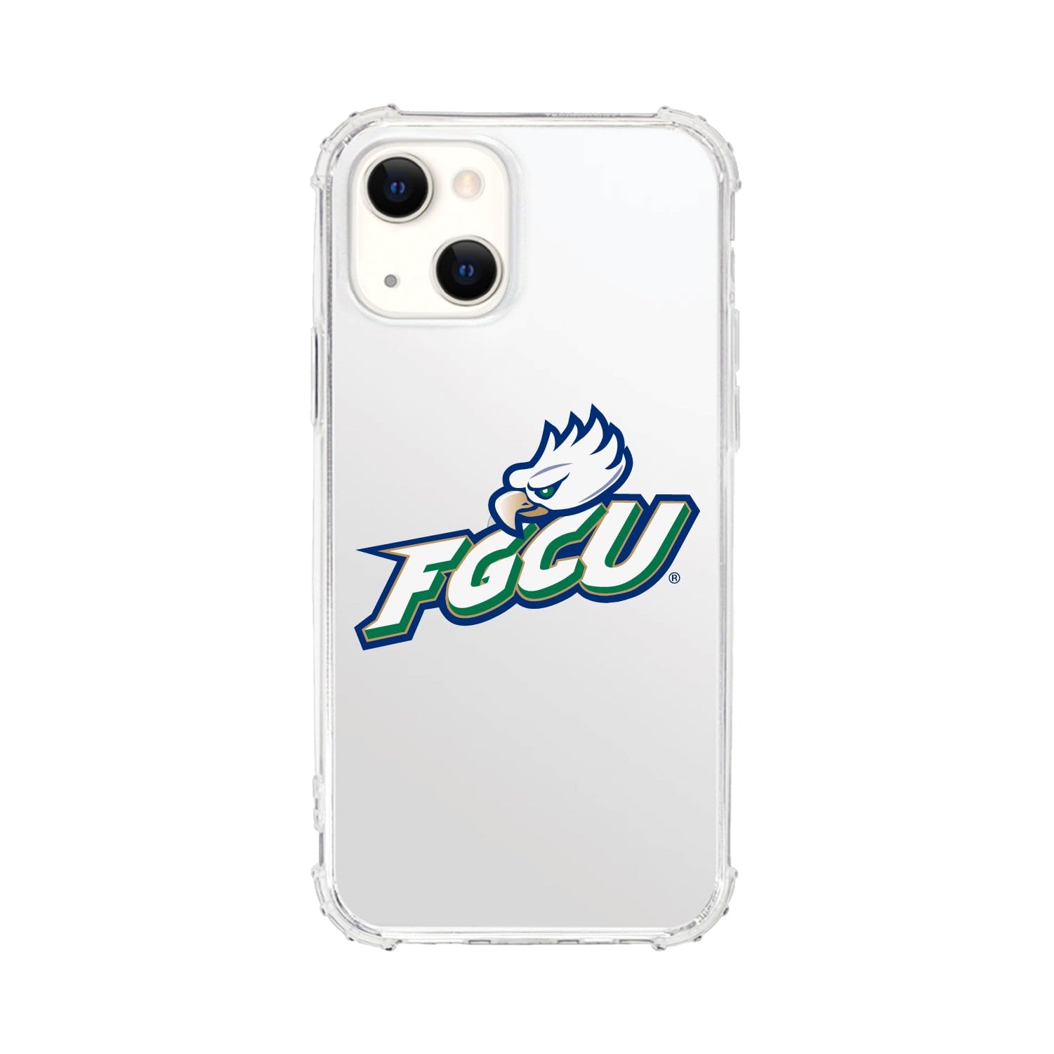 OTM Essentials Durable Shockproof Phone Case for iPhone 13 - Classic White Design with Reinforced Tough Edges | Perfect for Florida Gulf Coast University Students & Everyday Protection