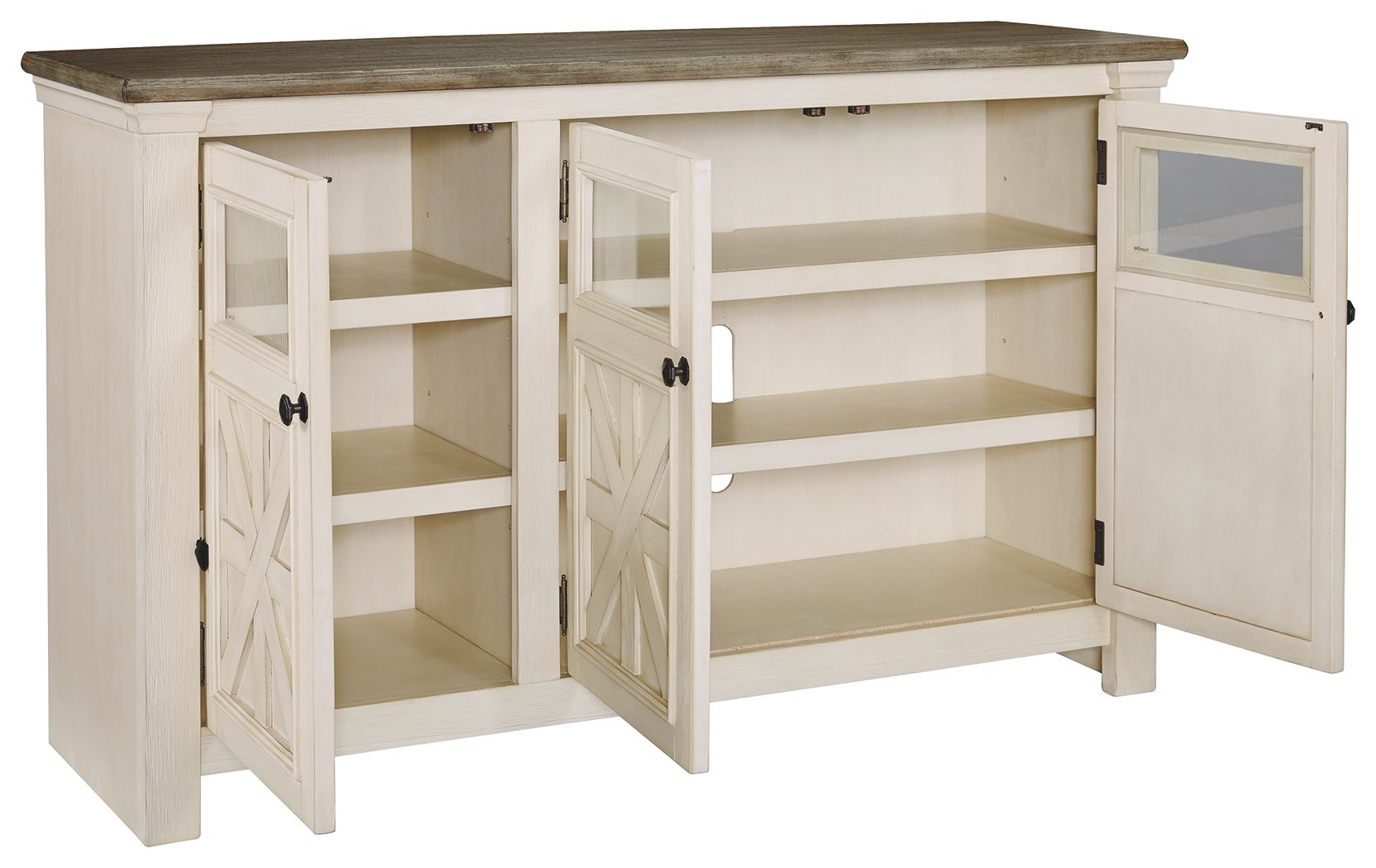 Bolanburg TV Stand for Living Room - Modern Entertainment Center with Storage Shelf for Flat Screen TVs up to 65 inches - Perfect for Home Theater Setup & Living Room Decor