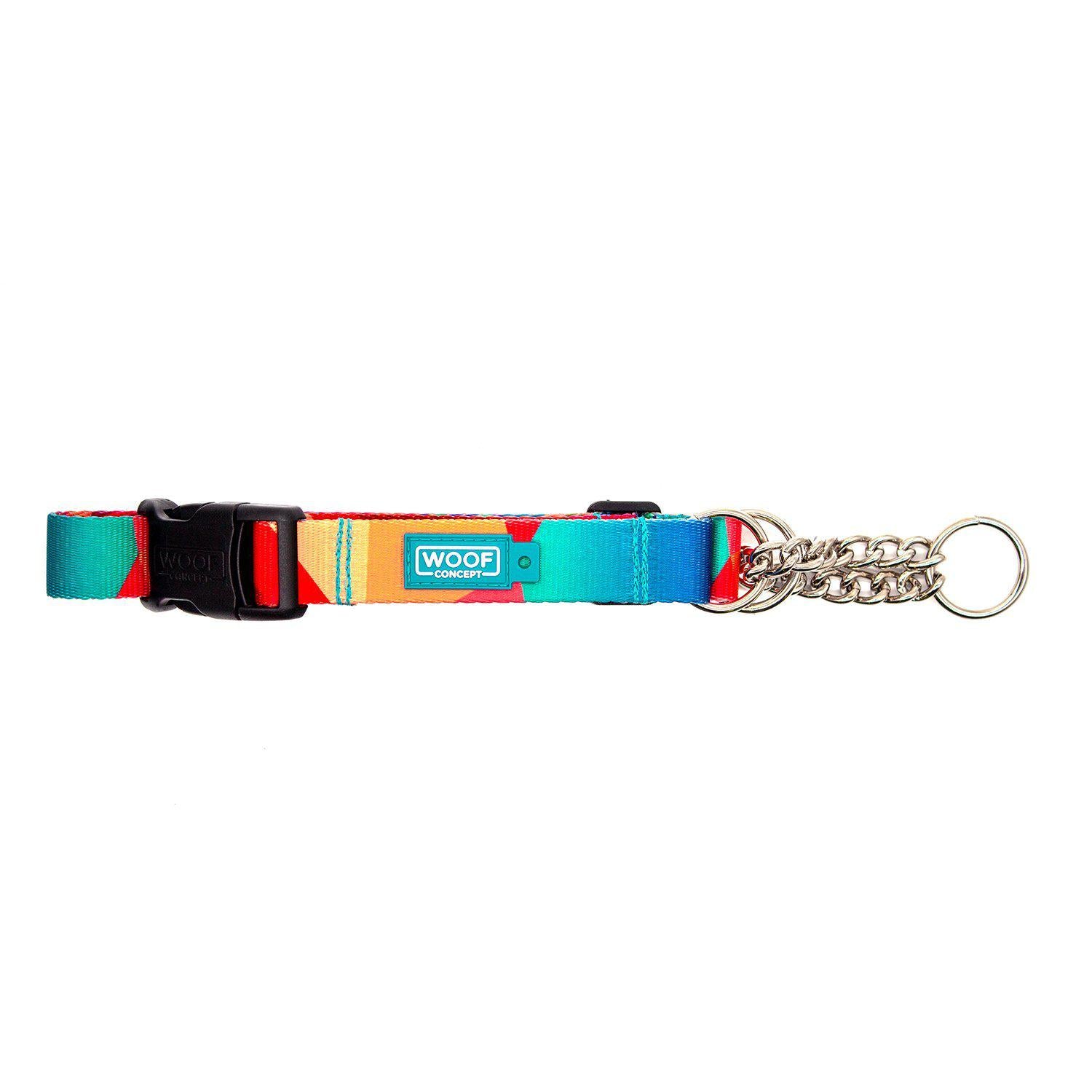 Ikonic Martingale Dog Collar - Adjustable & Durable Polygon Design for Training & Walking - Perfect for Medium & Large Dogs - Outdoor & Daily Use