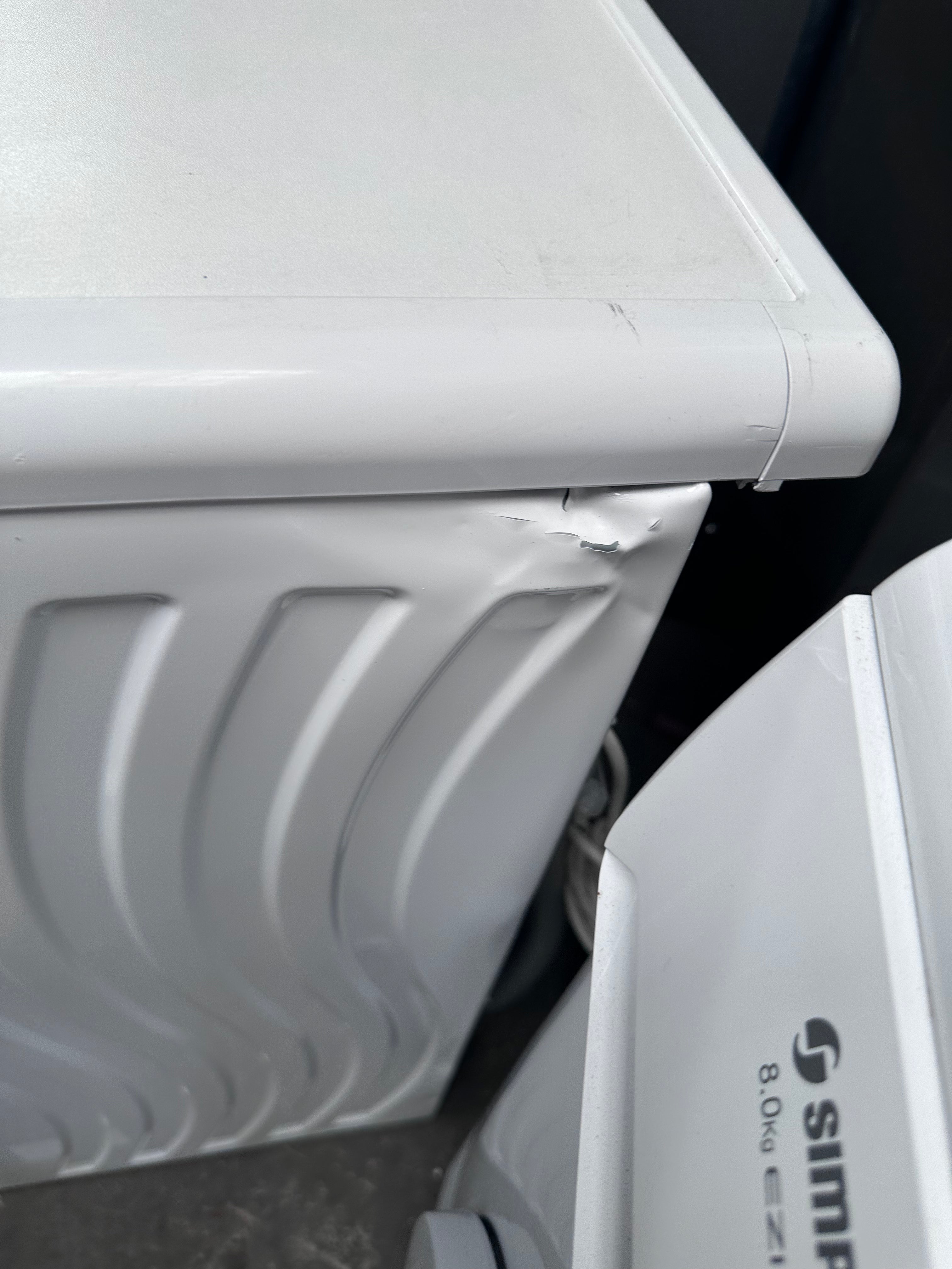 Hisense 8kg Front Load Washing Machine with PureStream Technology - Certified Refurbished for Home & Laundry Room Use