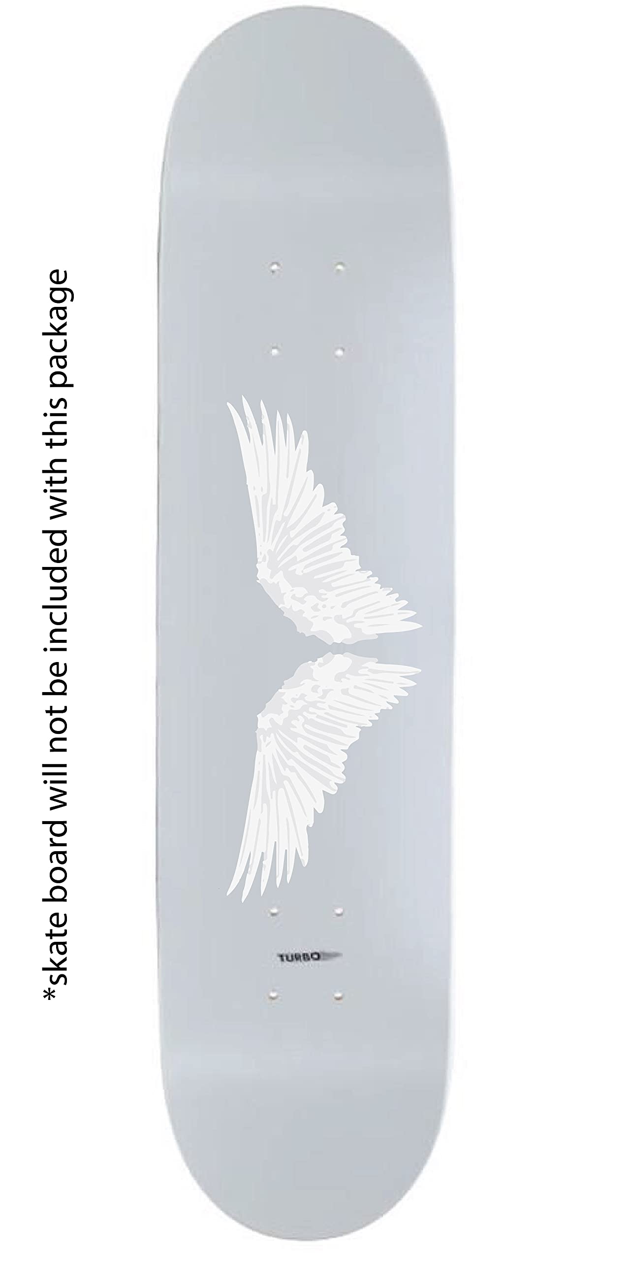 VVWV Flying Wings Skateboard Stickers - Waterproof Graffiti Decals for Skateboards, Cars, Bikes & Bicycles (Pack of 1) - Perfect for DIY Customization & Urban Street Style