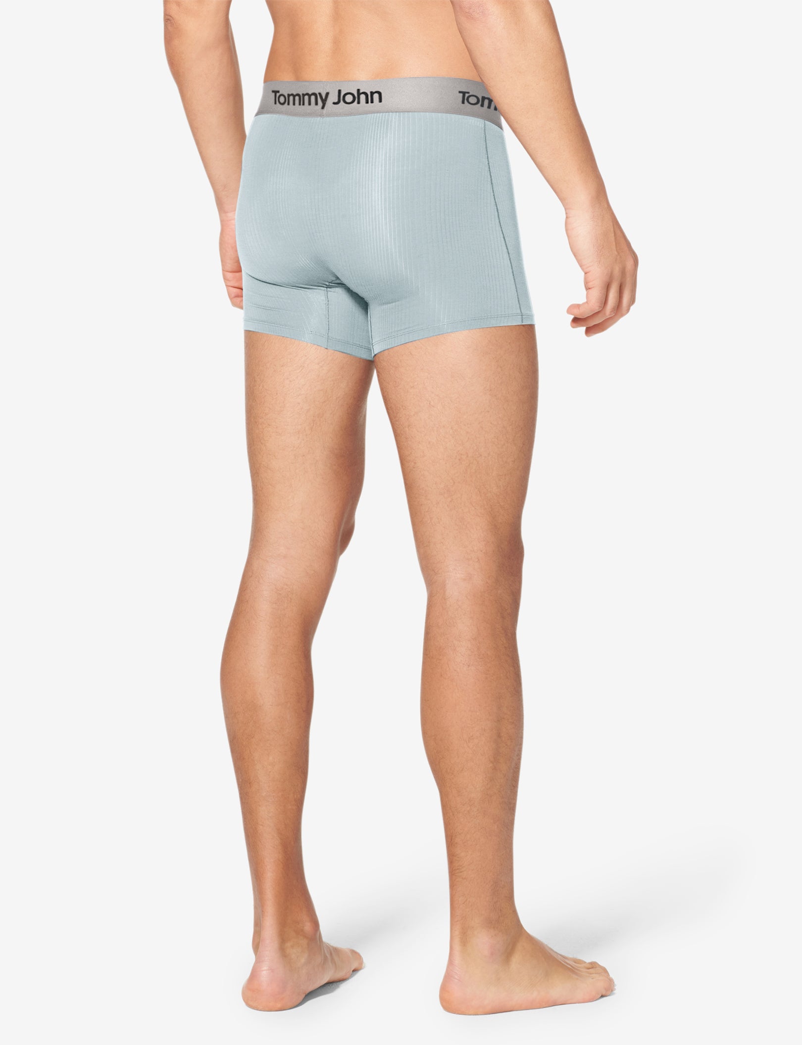 Second Skin Luxe Rib Trunk 4-Pack - Ultra Soft Men's Underwear for All-Day Comfort | Perfect for Workout, Lounge & Everyday Wear
