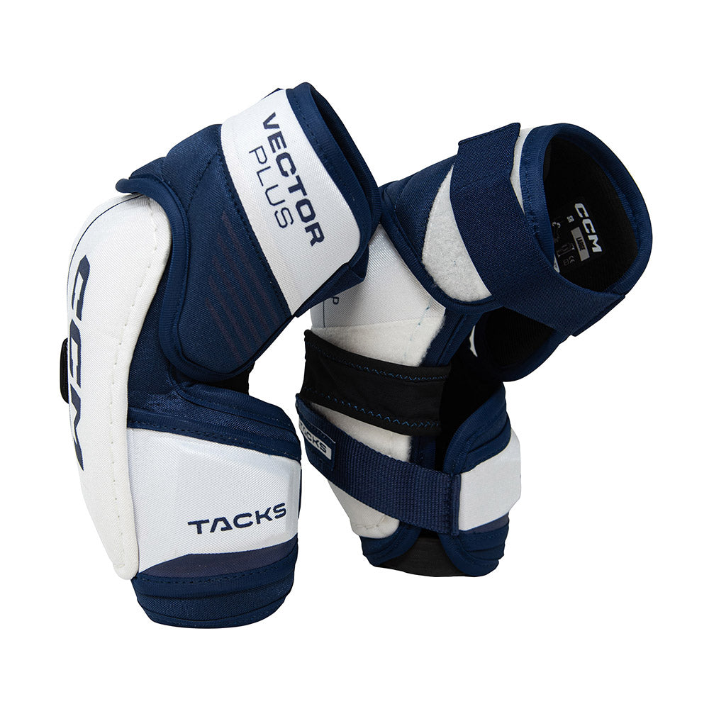 CCM Tacks Vector Plus 2024 Senior Ice Hockey Elbow Pads - Protective Gear for Hockey Players - Perfect for Training & Competitive Games