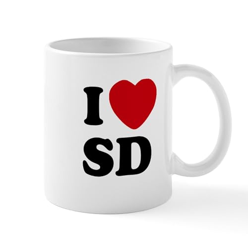 White - I Love San Diego Coffee Beverage Mug