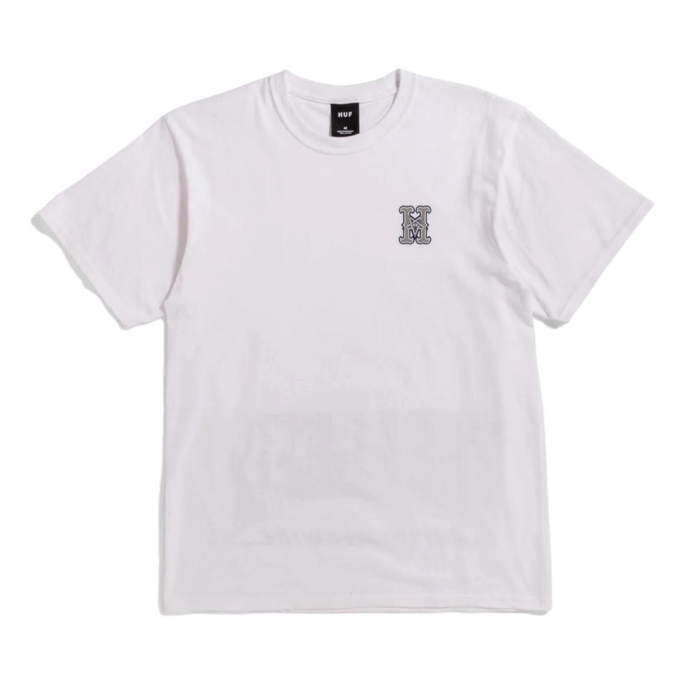 HUF High Point Short Sleeve T-Shirt - White | Men's Casual Streetwear Tee for Everyday Wear & Skateboarding