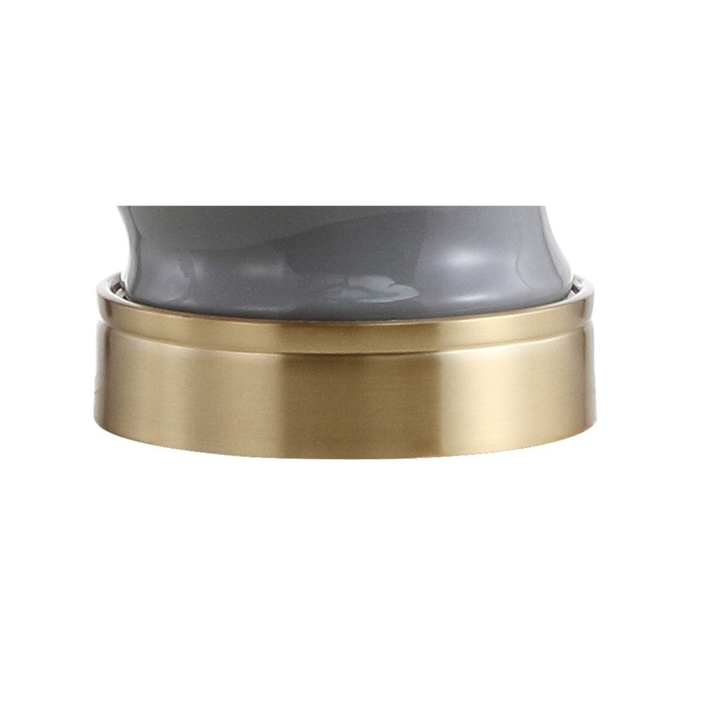 Modern Taipei 28 Ceramic LED Table Lamp - Stylish Nightstand & Bedside Lighting for Bedroom, Living Room, or Office Decor