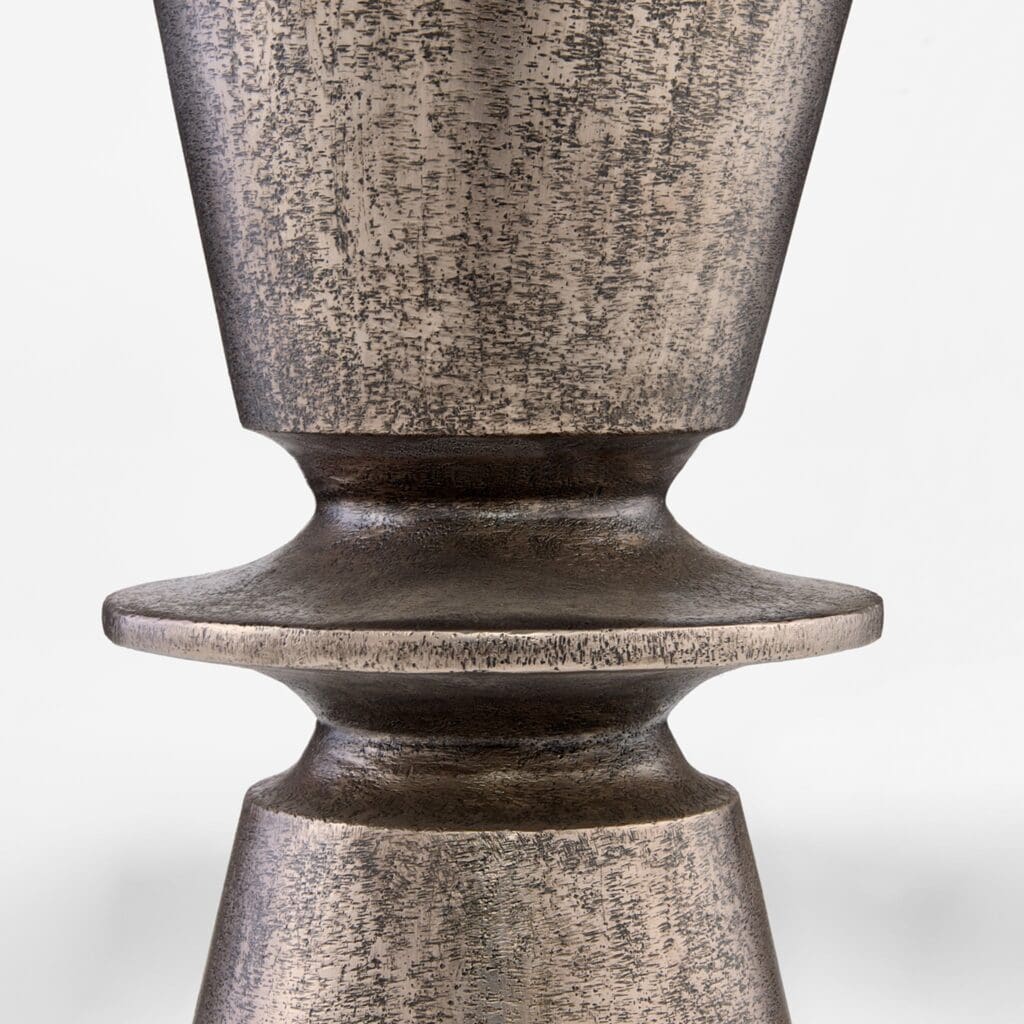 Cyan Design 11667 Clepsydra Act Table Lamp in Textured Nickel Finish - Modern Home & Office Lighting for Living Room, Bedroom, or Study
