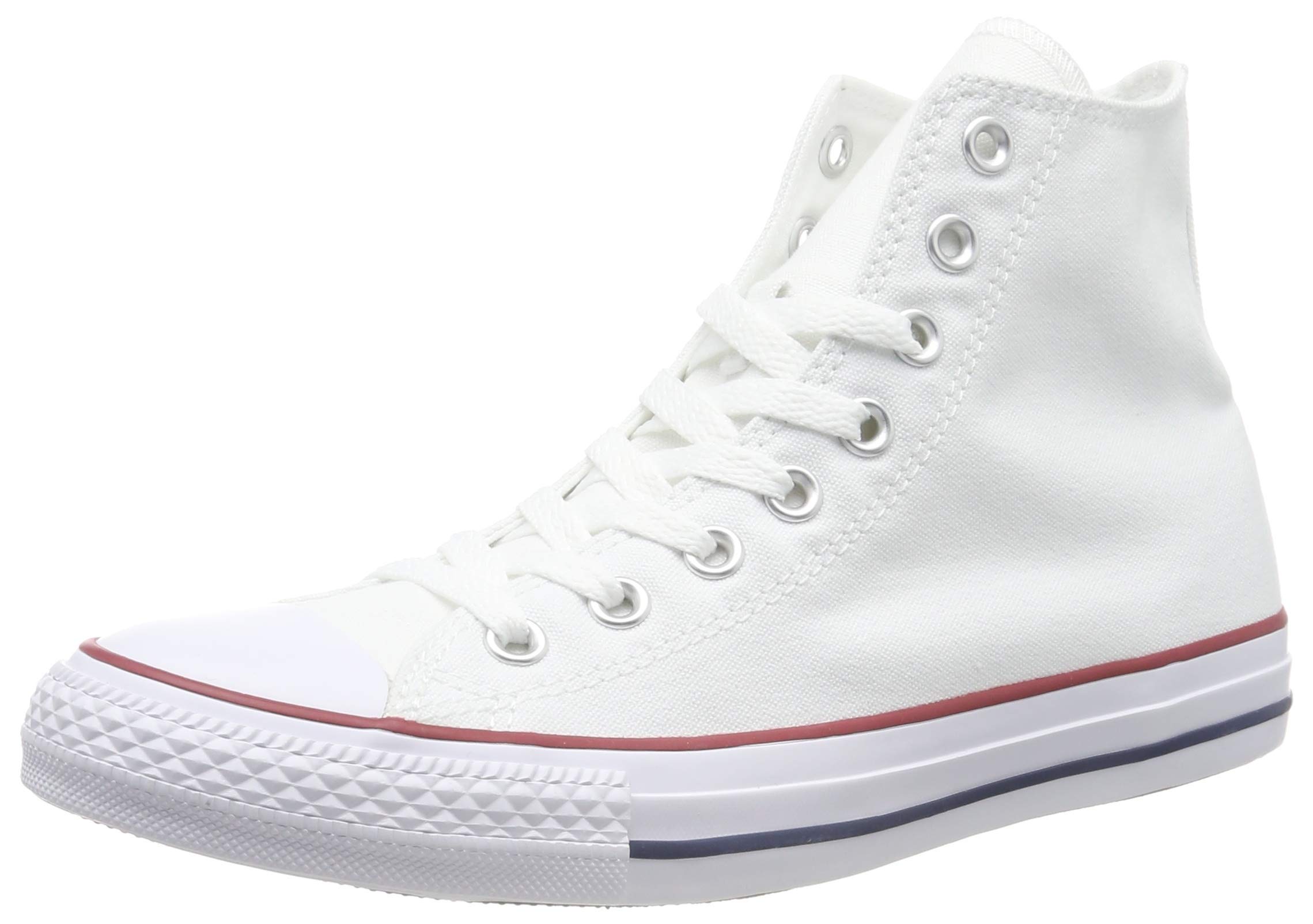 Converse All Star High Top Fashion Sneakers - Optic White (M7650-6) | Classic Canvas Shoes for Men & Women | Perfect for Casual Wear, Street Style & Skateboarding