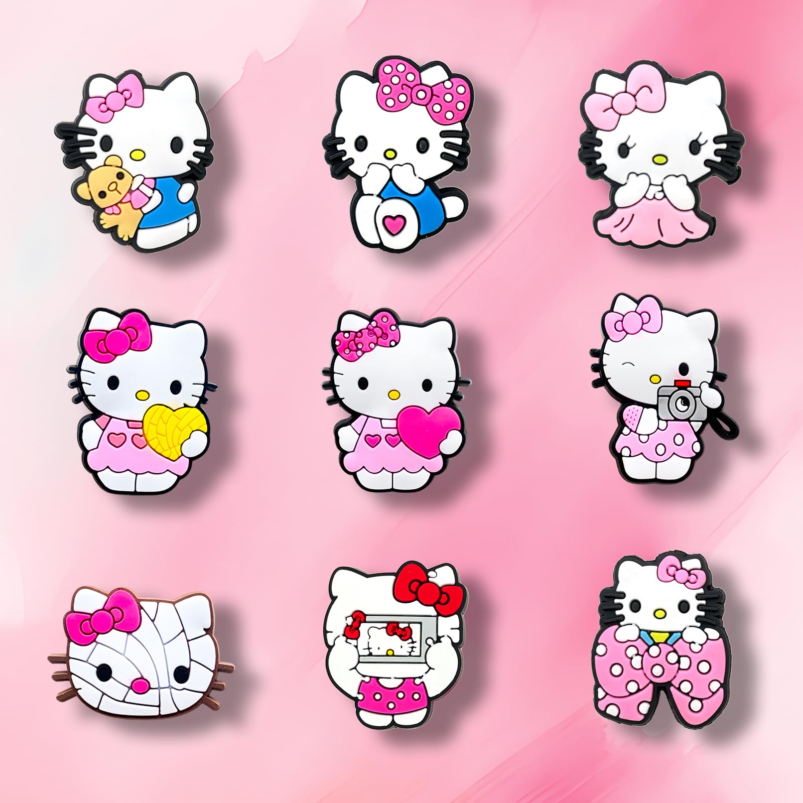 Cute Cartoon Shoe Charms for Clog Slides Sandals - Adorable Shoe Accessories for Girls & Women - Perfect for Parties, Gifts & Summer Fashion