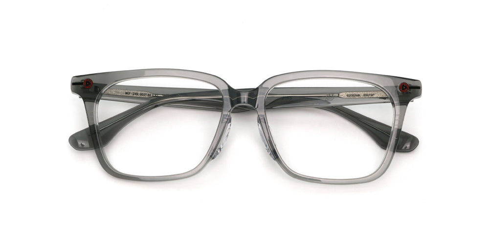 JINS x NARUTO Itachi Uchiha Eyeglasses Frame - Gray Anime Cosplay Accessory for Naruto Fans | Perfect for Cosplay, Halloween, and Anime Conventions