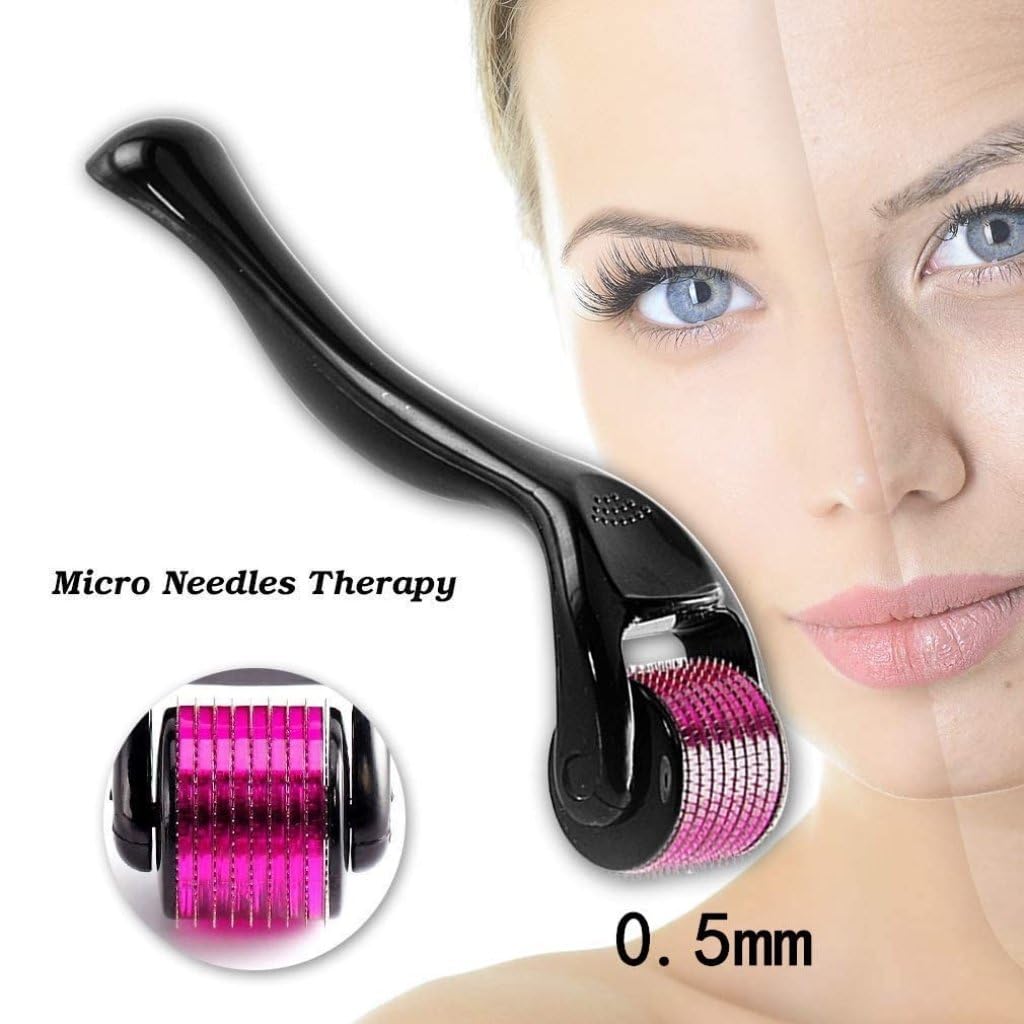 CPD Empire 0.5mm Derma Roller with 540 Titanium Needles for Hair Growth | Repair Damaged Hair & Stimulate Follicles | Reduce Hair Loss & Thicken Hair | Easy to Use at Home | Perfect for Men & Women with Thinning Hair or Baldness