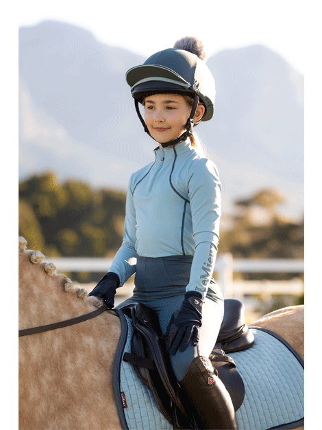 Le Mieux Young Rider Base Layer - Breathable & Moisture-Wicking Equestrian Underwear for Horse Riding & Cold Weather Training
