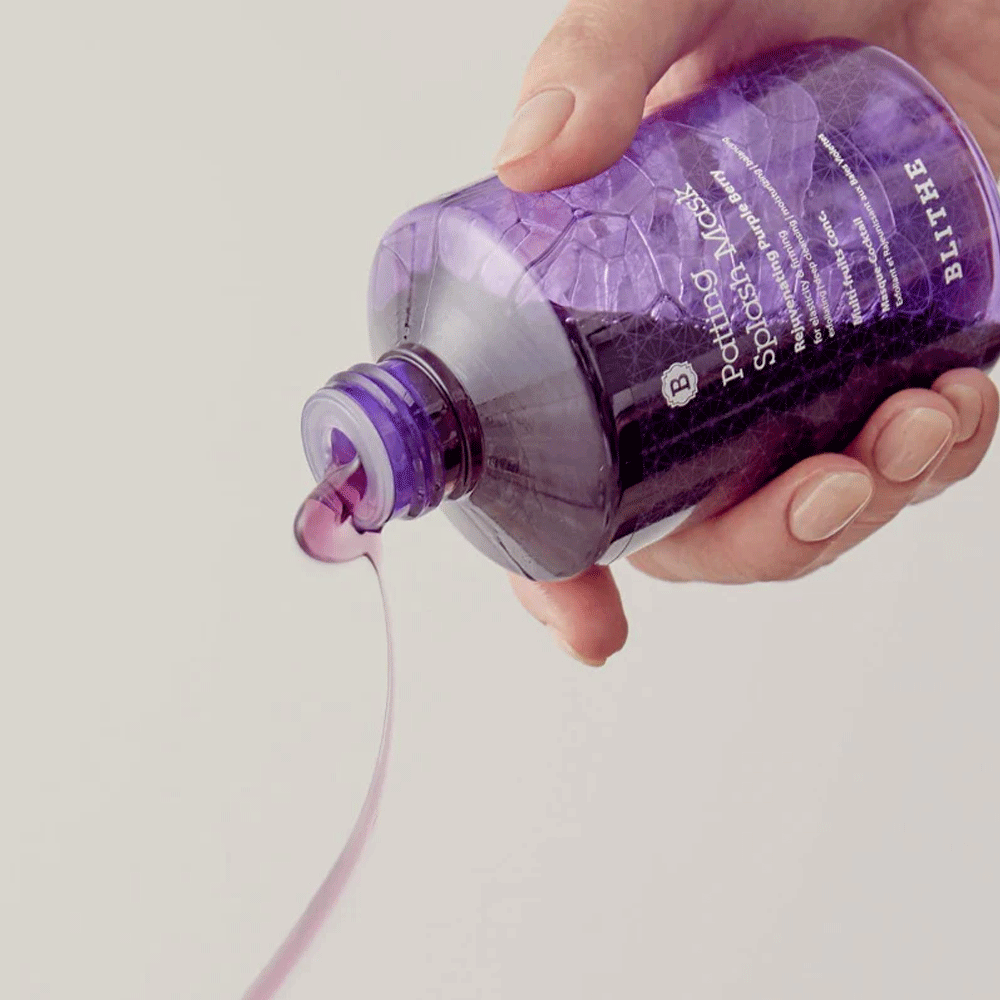 BLITHE Rejuvenating Purple Berry Patting Splash Mask 70ml - Hydrating Facial Treatment for Glowing Skin | Perfect for Daily Skincare Routine & Spa Night Self-Care