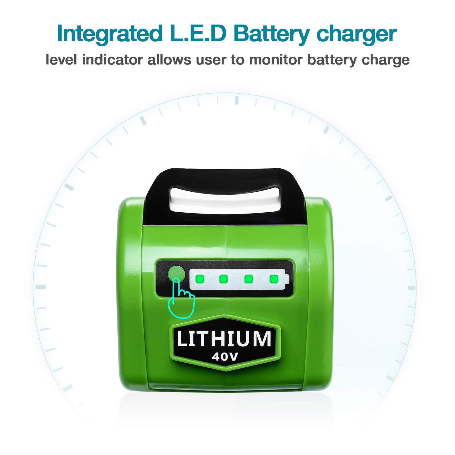 Upgraded 7.0Ah Replacement Battery for Greenworks Tools - Compatible with Lawn Mowers, String Trimmers & Power Tools - Long Lasting Lithium Ion Battery for Outdoor & Garden Equipment