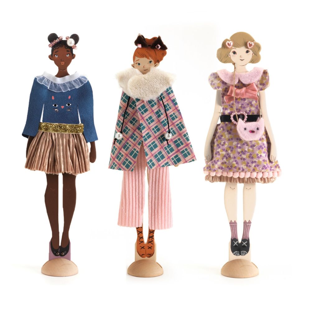 Djeco Fashion By Lucille - Creative Fashion Design Toy for Kids | Pretend Play & Dress Up Fun